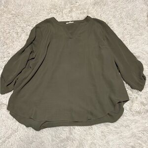 Maurices Khaki Women's Blouse